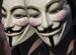 Anonymous masks - internet hacking